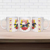 Kentucky Horse Racing Ceramic Mug Rose Floral
