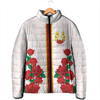 Kentucky Horse Racing Padded Jacket Rose Floral