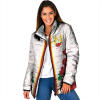 Kentucky Horse Racing Padded Jacket Rose Floral
