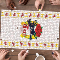 Kentucky Horse Racing Puzzle Rose Floral