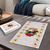 Kentucky Horse Racing Puzzle Rose Floral