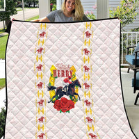 Kentucky Horse Racing Quilt Rose Floral
