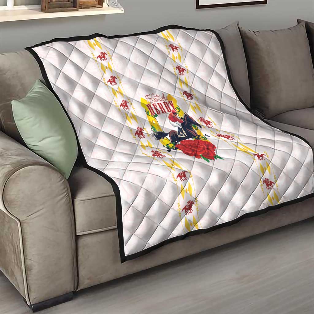 Kentucky Horse Racing Quilt Rose Floral