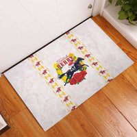 Kentucky Horse Racing Rubber Doormat Rose Floral