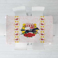 Kentucky Horse Racing Tablecloth Rose Floral