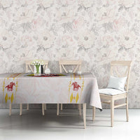 Kentucky Horse Racing Tablecloth Rose Floral