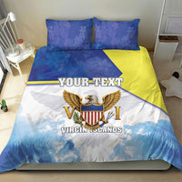 Personalized US Virgin Islands Bedding Set Happy Independence Day