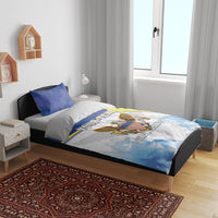 Personalized US Virgin Islands Bedding Set Happy Independence Day