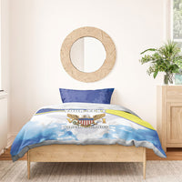 Personalized US Virgin Islands Bedding Set Happy Independence Day