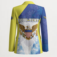 Personalized US Virgin Islands Blazer Happy Independence Day
