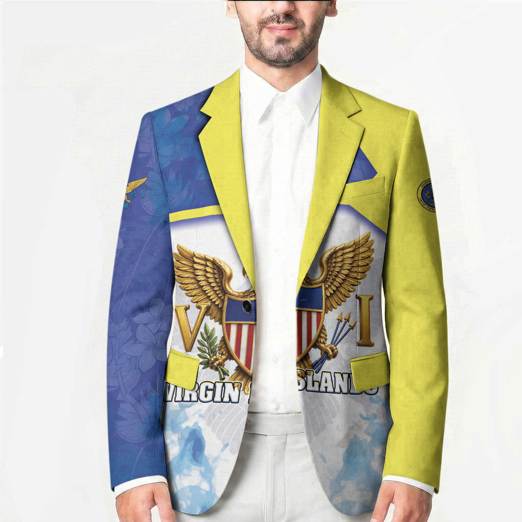 Personalized US Virgin Islands Blazer Happy Independence Day