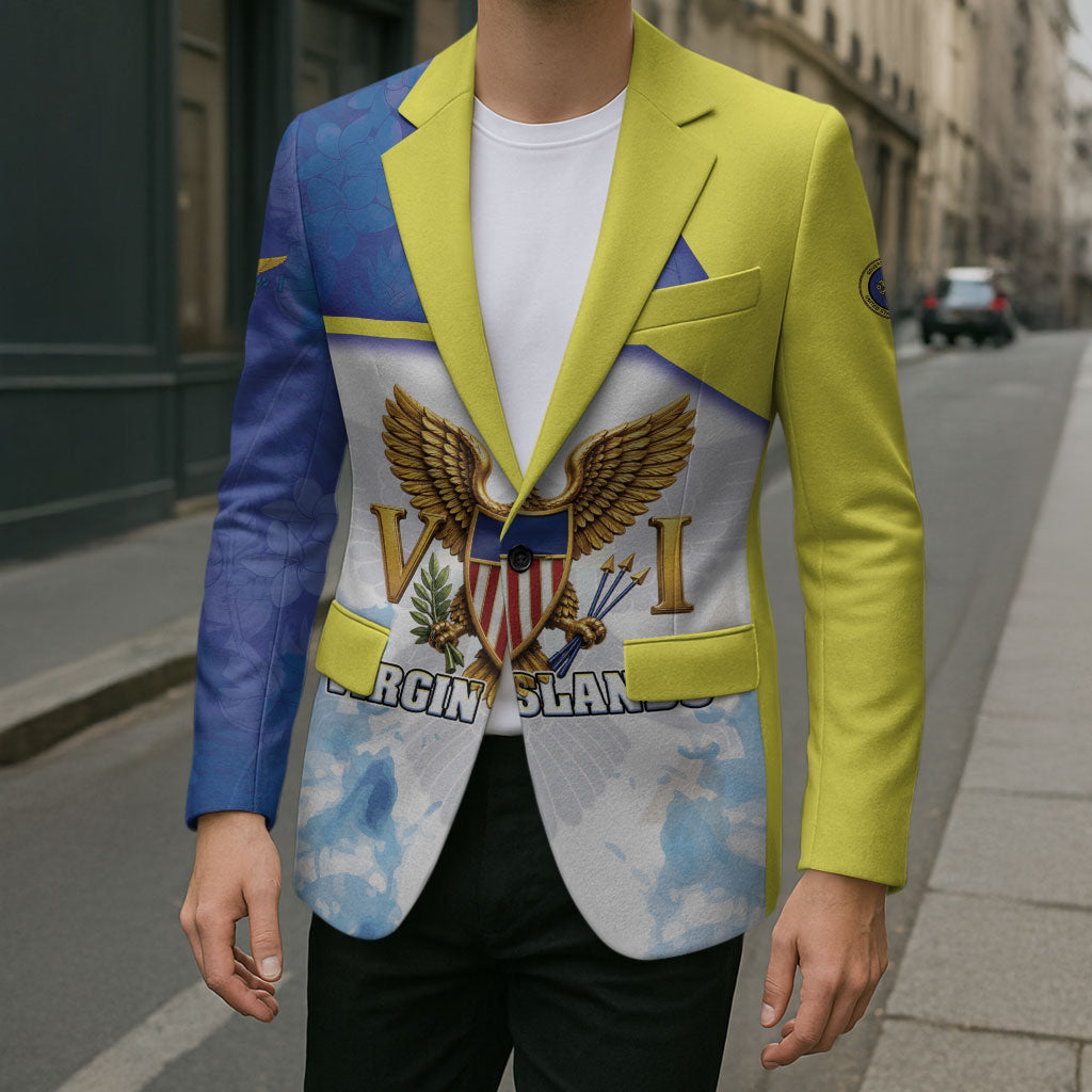 Personalized US Virgin Islands Blazer Happy Independence Day