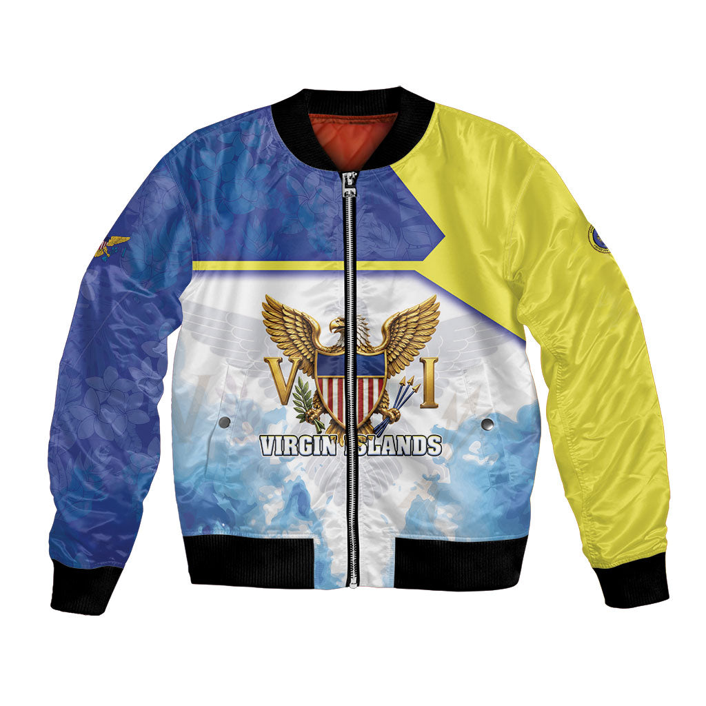 Personalized US Virgin Islands Bomber Jacket Happy Independence Day