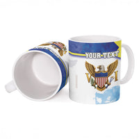Personalized US Virgin Islands Ceramic Mug Happy Independence Day