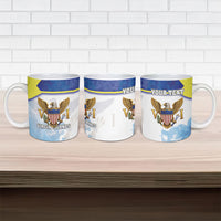 Personalized US Virgin Islands Ceramic Mug Happy Independence Day