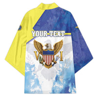 Personalized US Virgin Islands Kimono Happy Independence Day