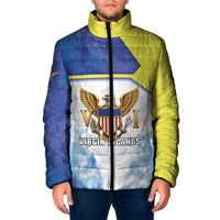 Personalized US Virgin Islands Padded Jacket Happy Independence Day