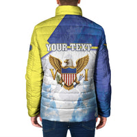 Personalized US Virgin Islands Padded Jacket Happy Independence Day