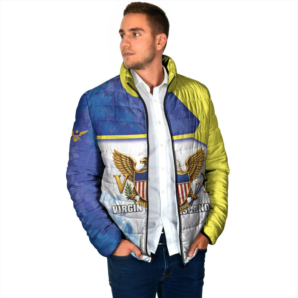 Personalized US Virgin Islands Padded Jacket Happy Independence Day