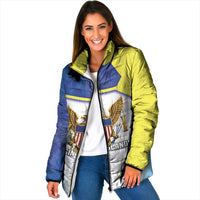 Personalized US Virgin Islands Padded Jacket Happy Independence Day
