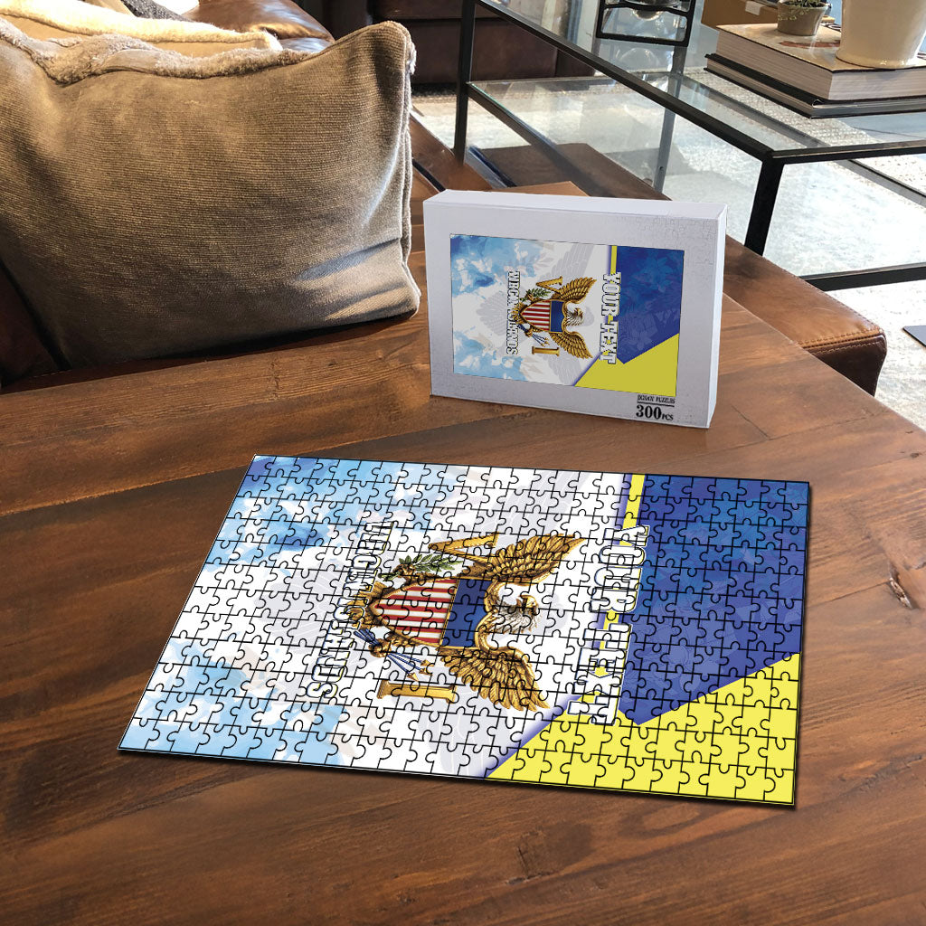 Personalized US Virgin Islands Puzzle Happy Independence Day