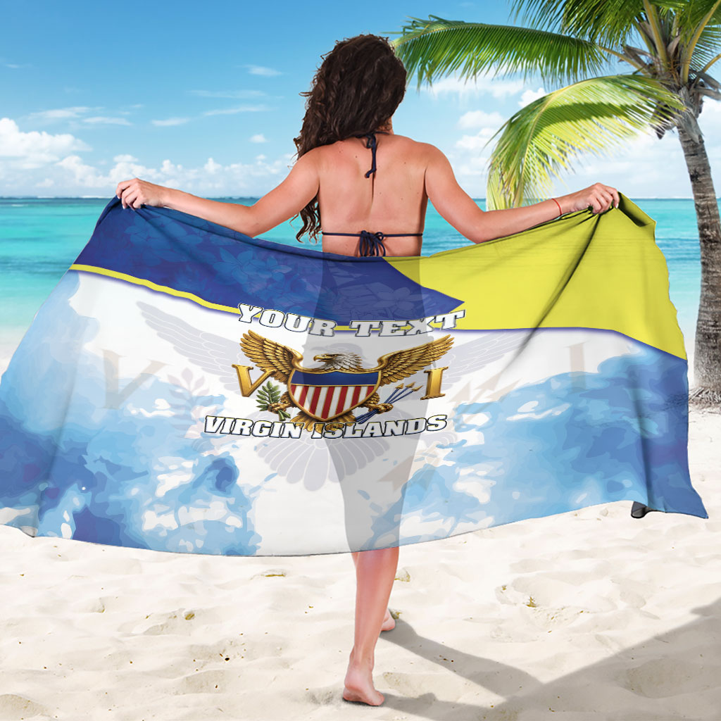 Personalized US Virgin Islands Sarong Happy Independence Day