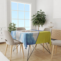 Personalized US Virgin Islands Tablecloth Happy Independence Day