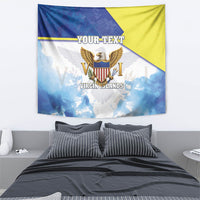 Personalized US Virgin Islands Tapestry Happy Independence Day