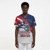 Liberia 1847 Scrub Top Happy Independence Day