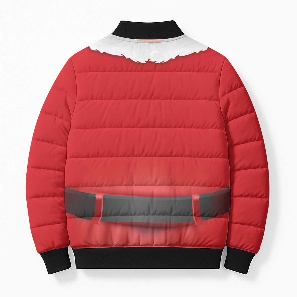 Funny Christmas Costume Bomber Puffer Jacket Busty Big Boobs - Wonder Print Shop