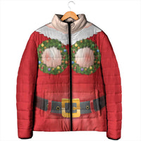 Funny Christmas Costume Padded Jacket Busty Big Boobs - Wonder Print Shop