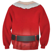 Funny Christmas Costume Sweatshirt Busty Big Boobs - Wonder Print Shop