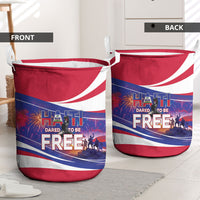 1804 Haiti Independence Laundry Basket Haitian Pride Patriotic Heritage