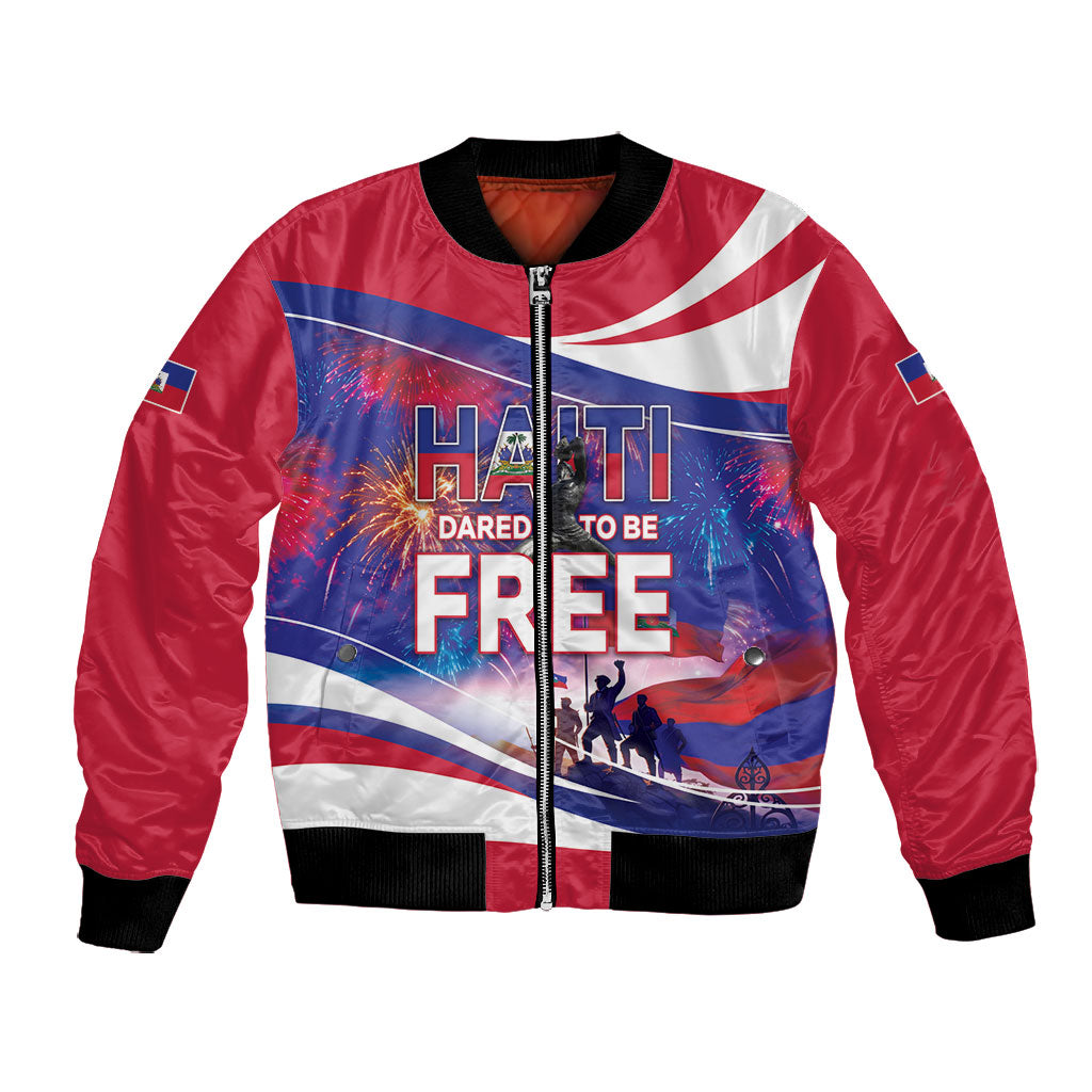 1804 Haiti Independence Bomber Jacket Haitian Pride Patriotic Heritage