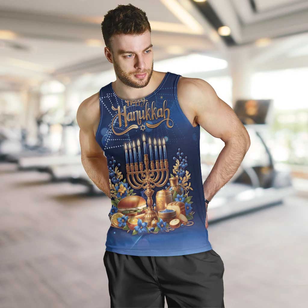 Jewish Hanukkah Festival Men Tank Top Let's Get Lit LT05 - Wonder Print Shop