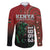 Personalised Kenya Jamhuri Day Family Matching Long Sleeve Bodycon Dress and Hawaiian Shirt One Nation One Flag One People LT05 - Wonder Print Shop