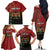 Personalised Kenya Jamhuri Day Family Matching Off The Shoulder Long Sleeve Dress and Hawaiian Shirt One Nation One Flag One People LT05 - Wonder Print Shop