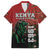 Personalised Kenya Jamhuri Day Family Matching Off The Shoulder Long Sleeve Dress and Hawaiian Shirt One Nation One Flag One People LT05 - Wonder Print Shop