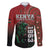 Personalised Kenya Jamhuri Day Family Matching Off The Shoulder Long Sleeve Dress and Hawaiian Shirt One Nation One Flag One People LT05 - Wonder Print Shop