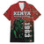 Personalised Kenya Jamhuri Day Family Matching Short Sleeve Bodycon Dress and Hawaiian Shirt One Nation One Flag One People LT05 - Wonder Print Shop