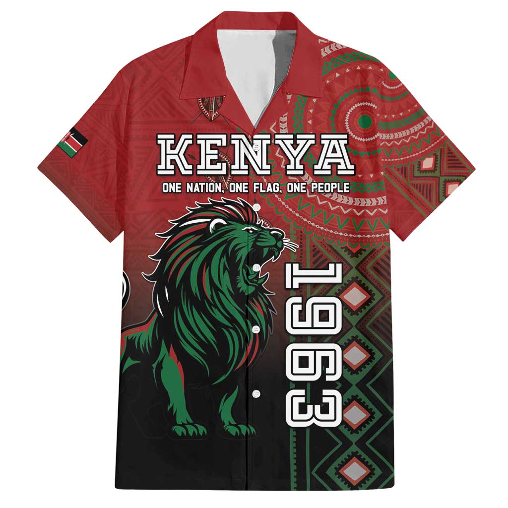 Personalised Kenya Jamhuri Day Hawaiian Shirt One Nation One Flag One People LT05 - Wonder Print Shop