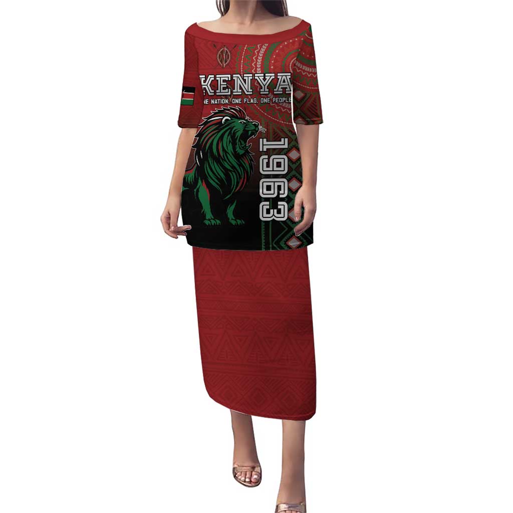 Personalised Kenya Jamhuri Day Puletasi One Nation One Flag One People LT05 - Wonder Print Shop