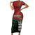 Personalised Kenya Jamhuri Day Short Sleeve Bodycon Dress One Nation One Flag One People LT05 - Wonder Print Shop