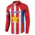 Custom Paraguay Star Football Button Sweatshirt Go Albirroja