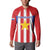 Custom Paraguay Star Football Button Sweatshirt Go Albirroja