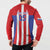 Custom Paraguay Star Football Button Sweatshirt Go Albirroja