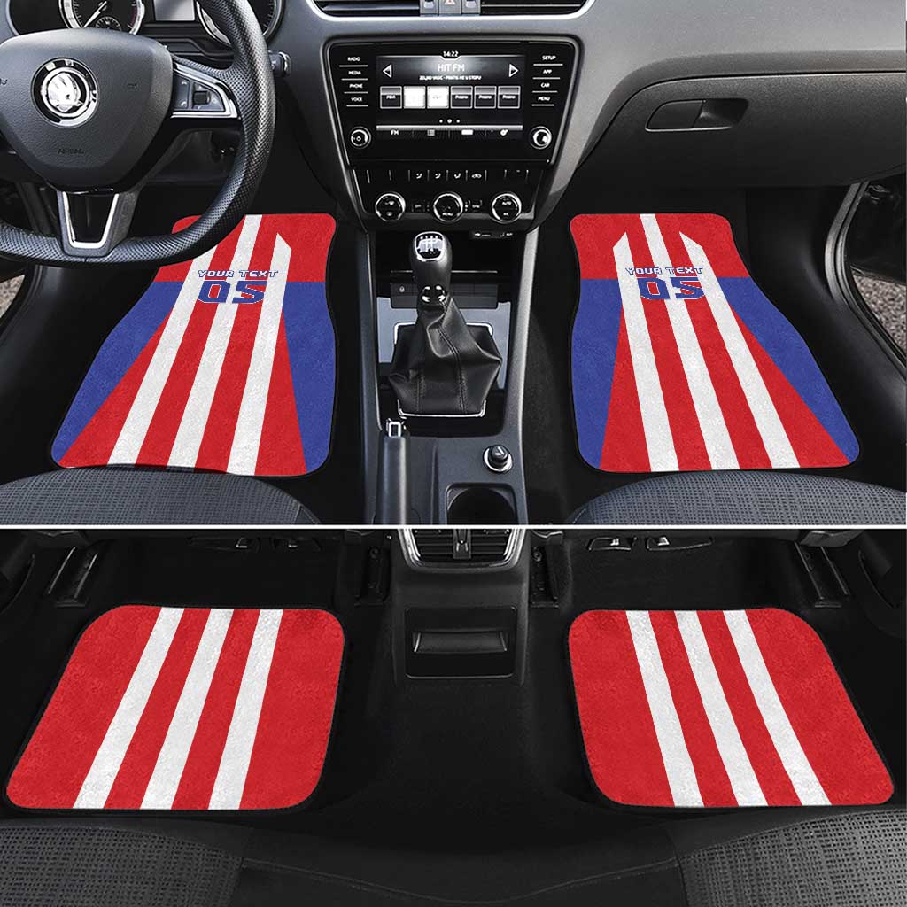 Paraguay Star Football Car Mats Go Albirroja