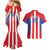 Custom Paraguay Star Football Couples Matching Mermaid Dress and Hawaiian Shirt Go Albirroja