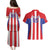 Custom Paraguay Star Football Couples Matching Puletasi and Hawaiian Shirt Go Albirroja