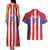 Custom Paraguay Star Football Couples Matching Tank Maxi Dress and Hawaiian Shirt Go Albirroja